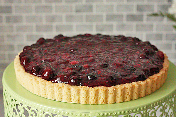 blueberry tart