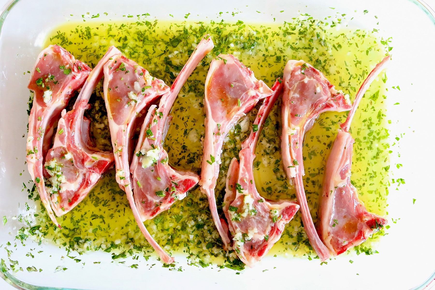 Herb and Garlic Lamb Chop Pops