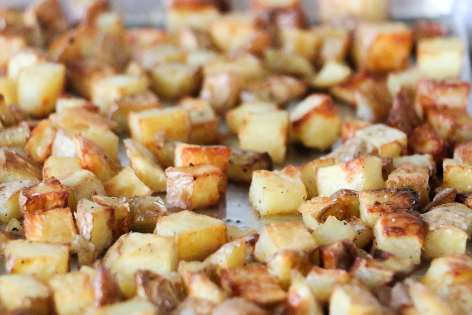 Roasted Potatoes with Bacon and Cheese