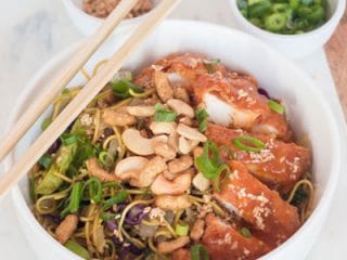 Orange Sesame Chicken Bowl